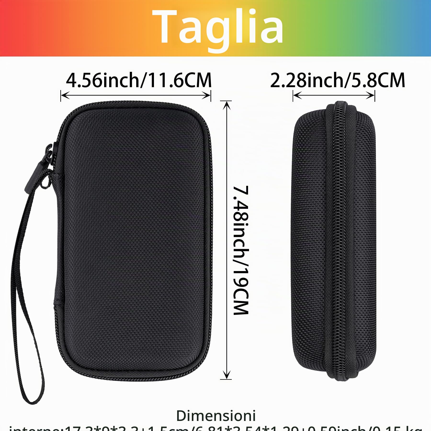 Aenllosi Custodia Dura di Stoccaggio Compatibile con i Polaroid Hi-Print - 2nd Generation Printer,Polaroid Bluetooth Stampante Borsa.(Solo Custodia)
