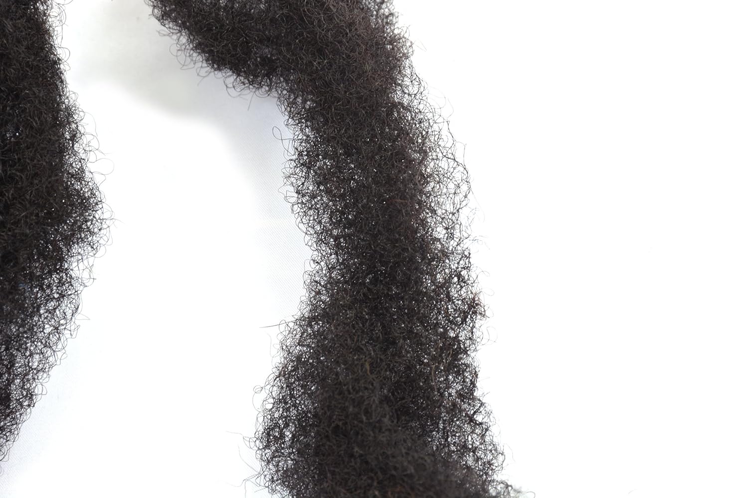 18" Capilli Tight Afro Kinky Human Hair -2 piece bundle (1oz each) (1-jet black)