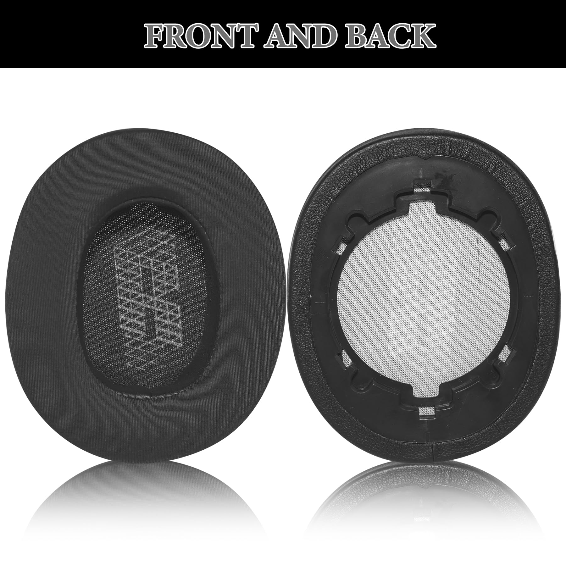 Aiivioll Cooling Gel Live 500 BT Ear Pad Replacement Earmuffs Compatible with JBL Live 500BT/Live 500 BT Around-Ear Wireless Headphones, Earpads Cushions with Noise Isolation Foam(Black) 4