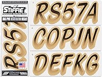 Vista 41 de Stiffie Whipline - Calcomanías de identificación alfanuméricas, adhesivos de números de registro para barcos y embarcaciones personales