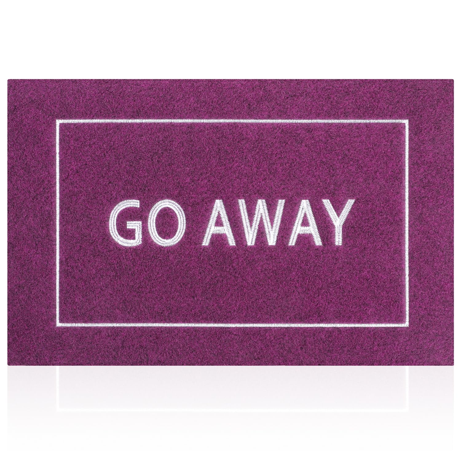 Grand tapis de porte d'entrée violet 91x61 cm paillasson de bienvenue antidérapant maison