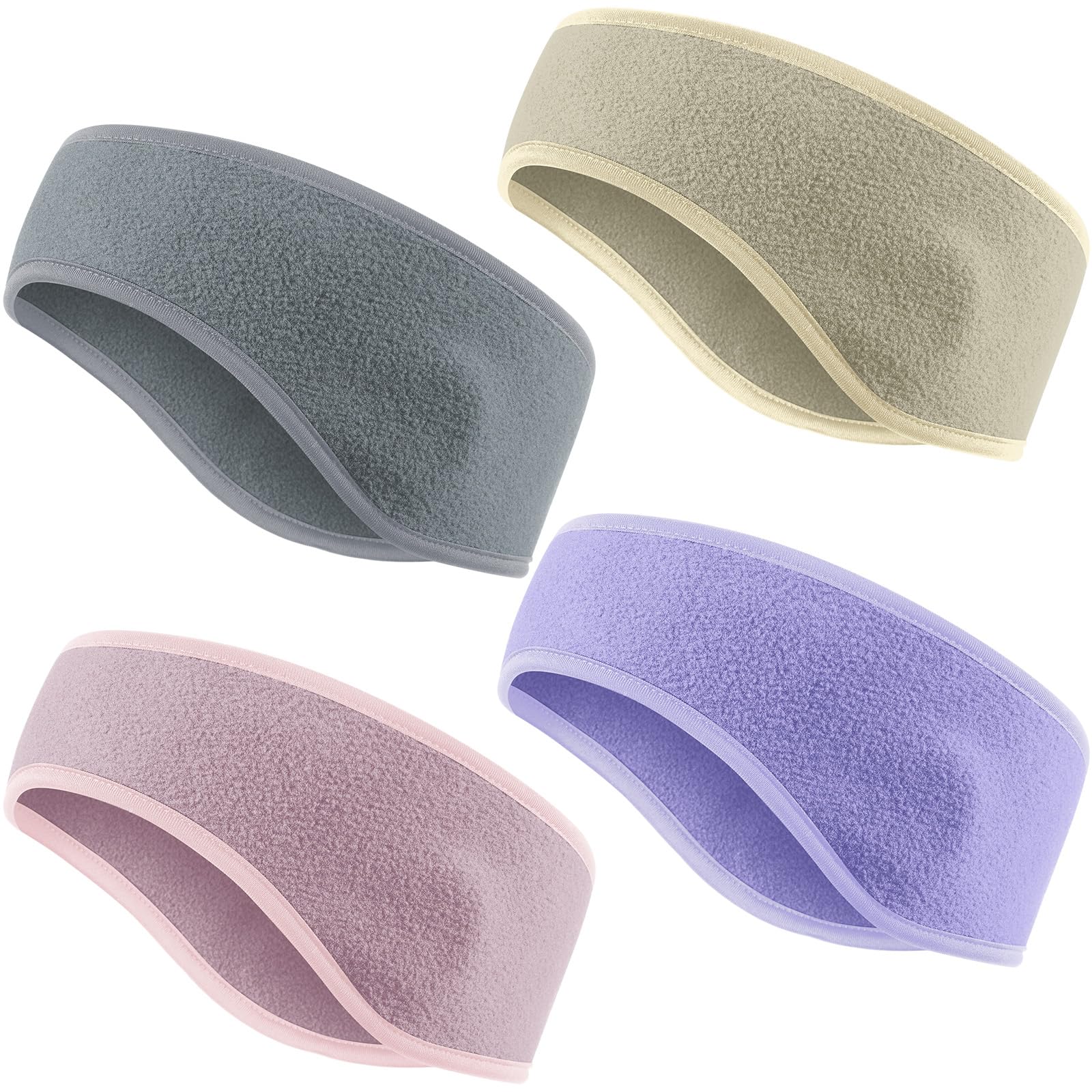 Syhood 4 Pcs Kids Ear Warmer Headband Winter Ear Muff
