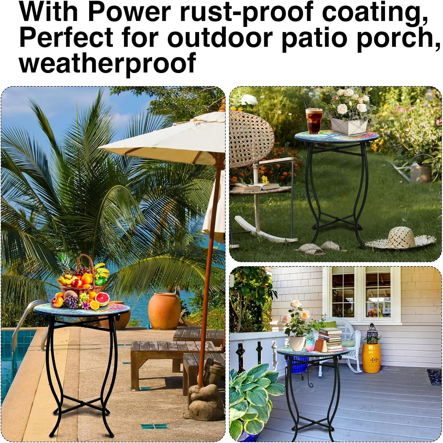 Transform Your Space: The Ultimate Review of Fashion&cool 14" Round Patio Side Table