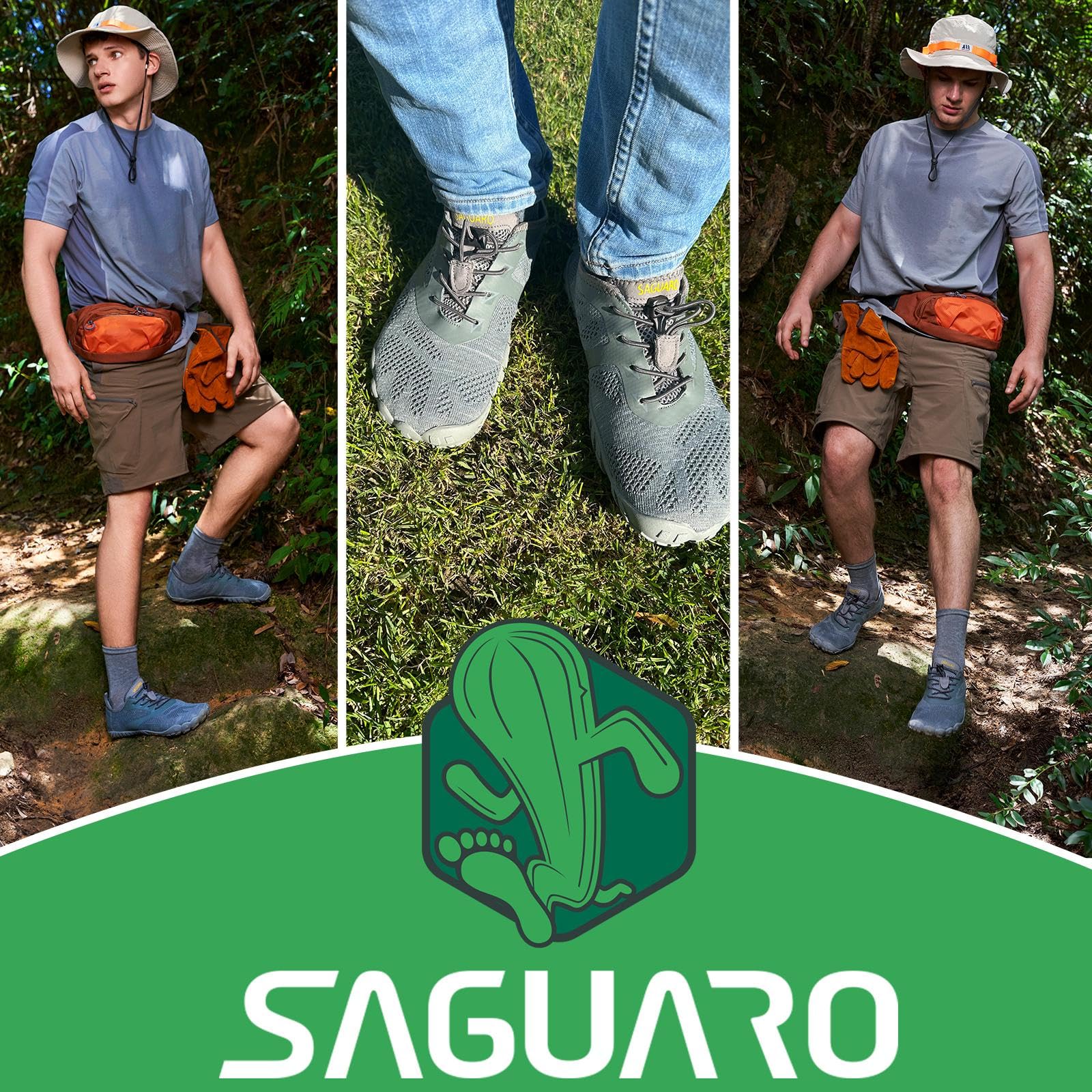 SAGUARO Scarpe Minimaliste Comode Morbide Scarpe Barefoot Leggere e Antiscivolo,Unisex-Adulto