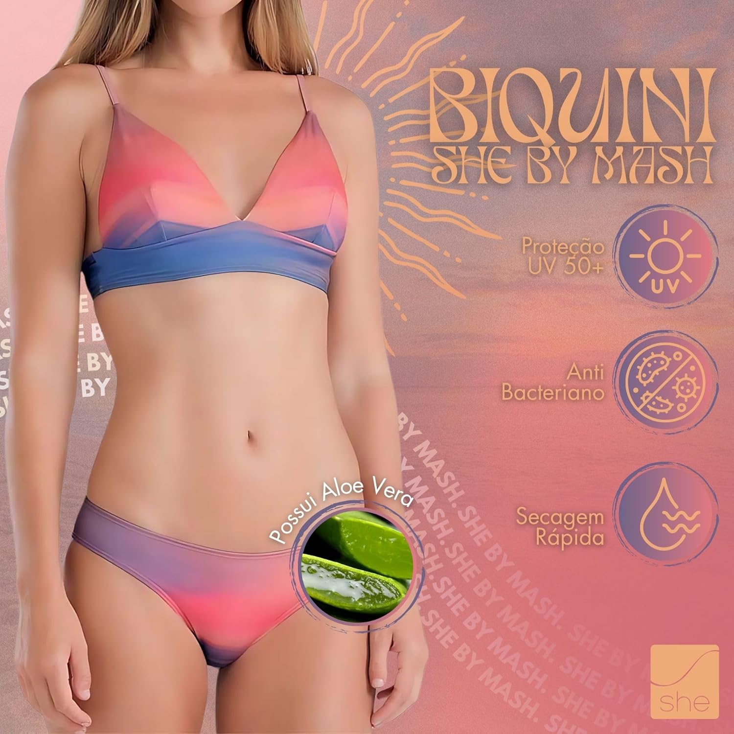 Biquini Top Triângulo Bojo Removível Praia Sunrise She em promoção! Veja a oferta e mais achadinhos de Moda praia 2 Hoje é o melhor dia para comprar Biquini Top Triângulo Bojo Removível Praia Sunrise She com aquele preço maroto! Promoção! Aproveite a oferta! 2