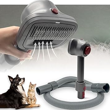 Pet Hair Grooming Brush Vacuum Attachment for Dyson V7 V8 V10 V11 V15/Big Ball/V6 DC58 DC59, Compatible with Shark NV501/HV322/HV301 Miele 1-3/8