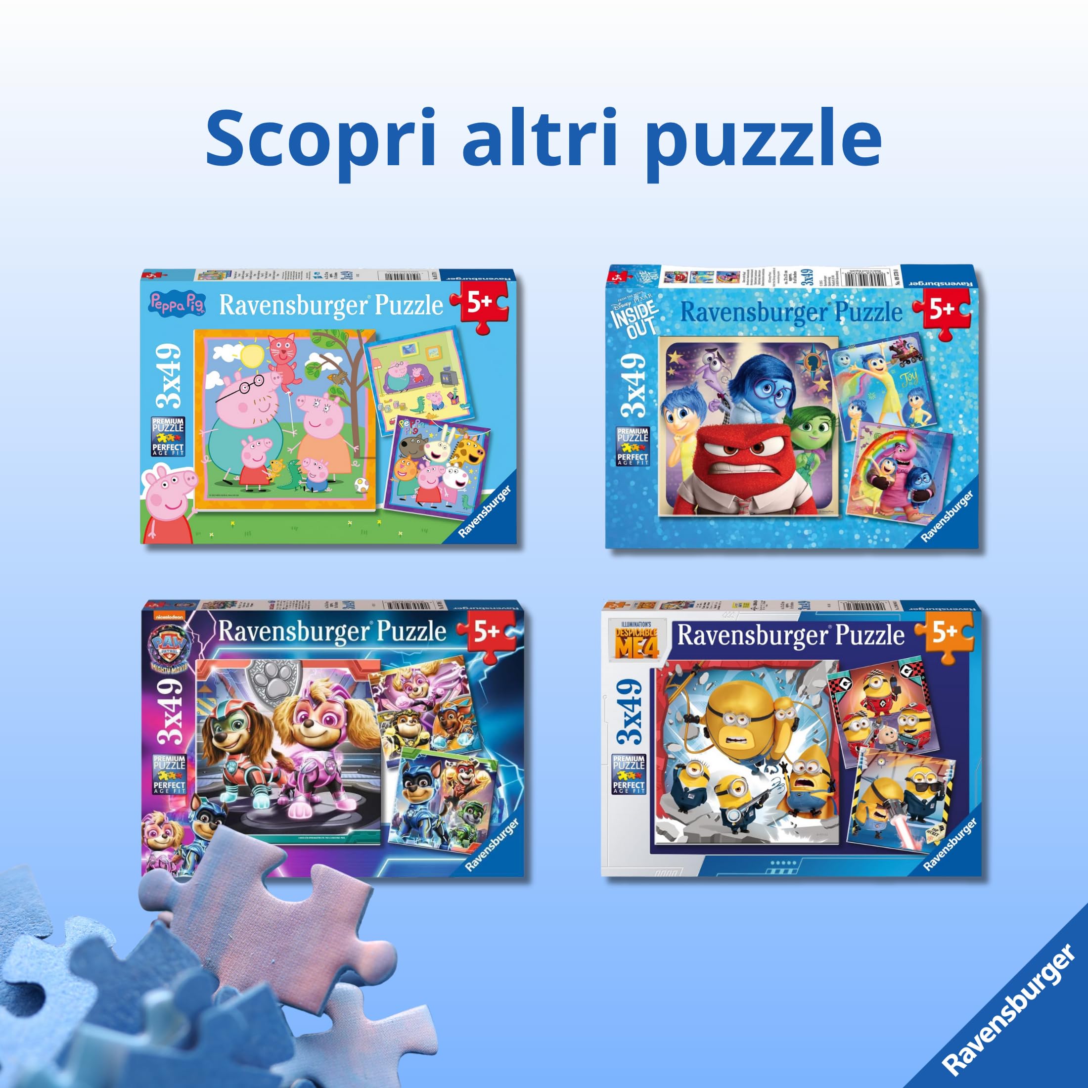 Ravensburger - Minions: Despicable me 4 | Puzzle Bambini 3 Anni | Puzzle 35 pezzi 26x18 cm | Puzzle 3 Anni | Idee Regalo per Bambini