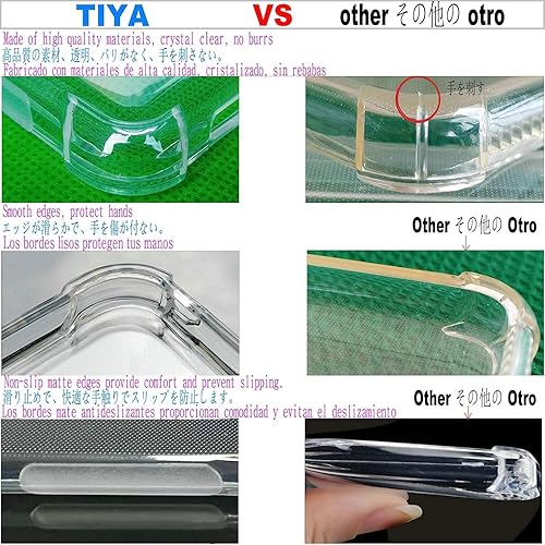 Miniatura 6 de TiYa USTIYA Funda para Huawei Y5 2019 Honor 8S Transparente TPU Cuatro Esquinas Funda Protectora Transparente Suave