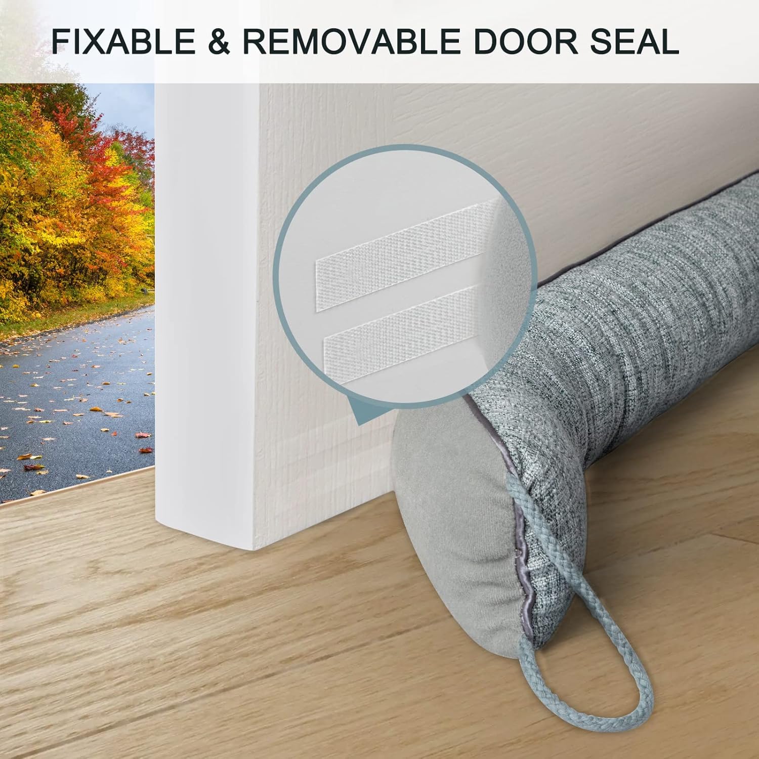 Buy HADOR Door Draft Stopper for Bottom of Doors 30 Inch, Weighted