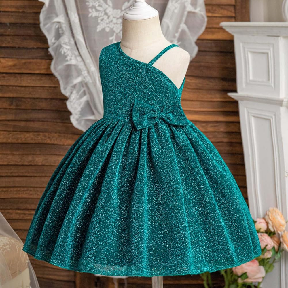 Robe Cérémonie Fille - Ensemble Élégant Robe Longue Baptême Et Mariage 3-12 Ans