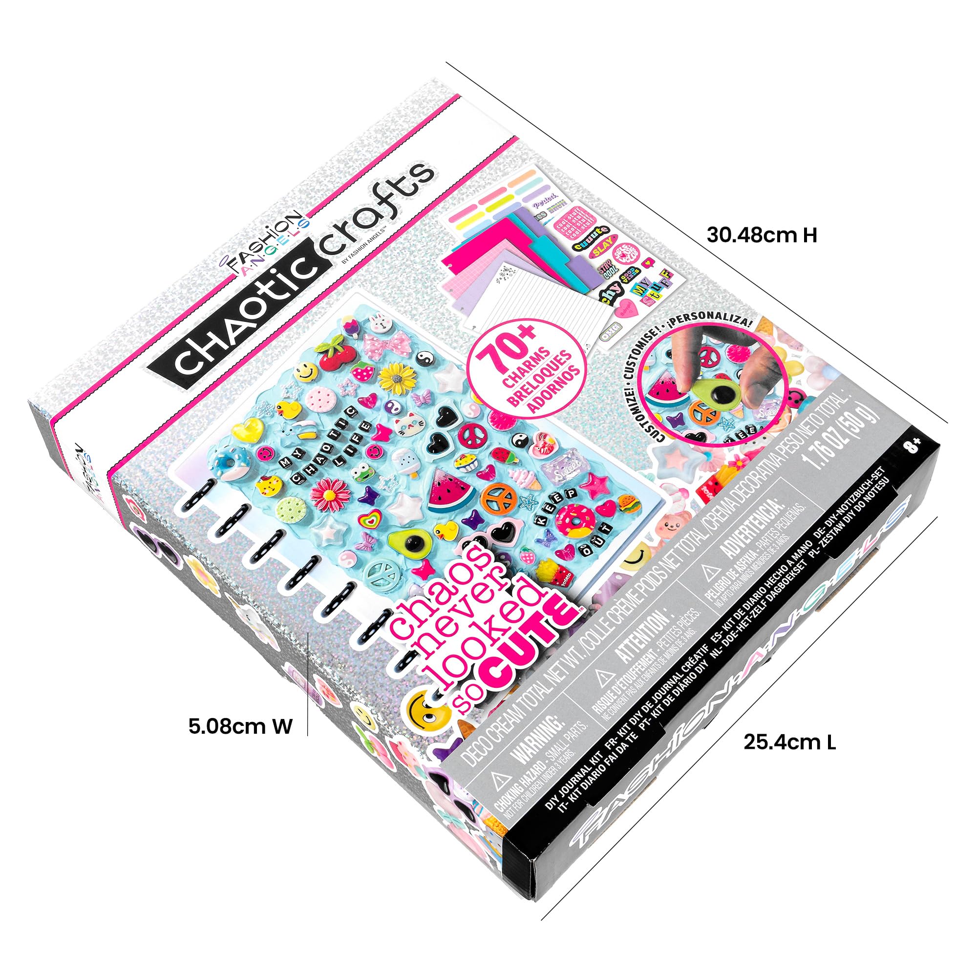 Basic Fun Fashion Angels Kit DIY Diario Creativo Chaotic Crafts, +8 años
