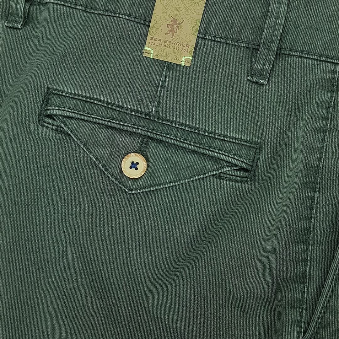 SEA BARRIER Pantaloncini Uomo Estivi Regular Elasticizzati Eleganti 48 50 52 54 56 58 60 62