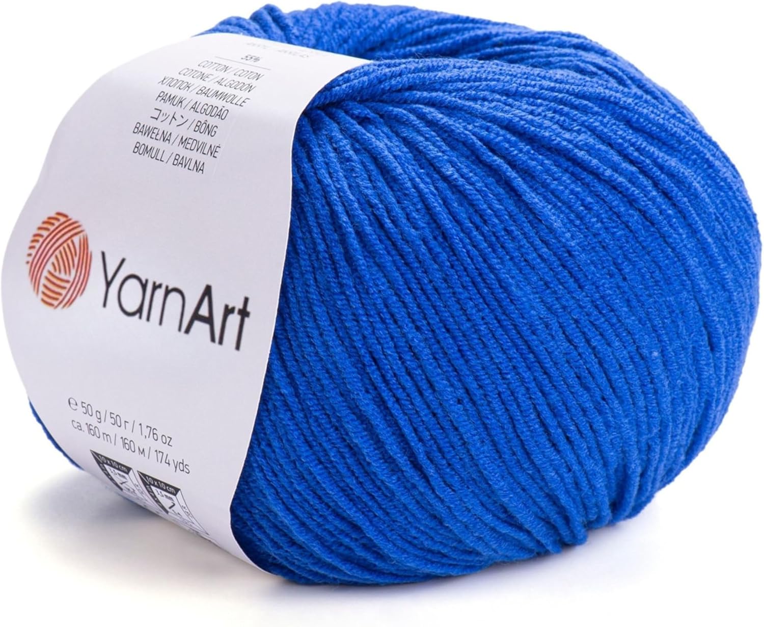 4 Skein 55% Cotton 45% Acrylic YarnArt Yarn 200 gr 696 yds Color (47)