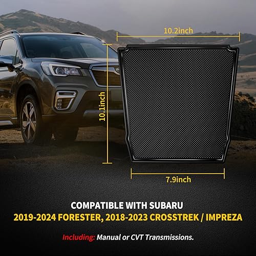 Miniatura 9 de Alfombrillas de tablero de alta calidad aptas para Subaru CrosstrekImpreza 2018-2023 y Forester 2019-2024, insertos de forro de goma personalizados