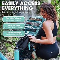 Vista 4 de Pack Gear Organizador de maleta colgante, Verde, Compacto