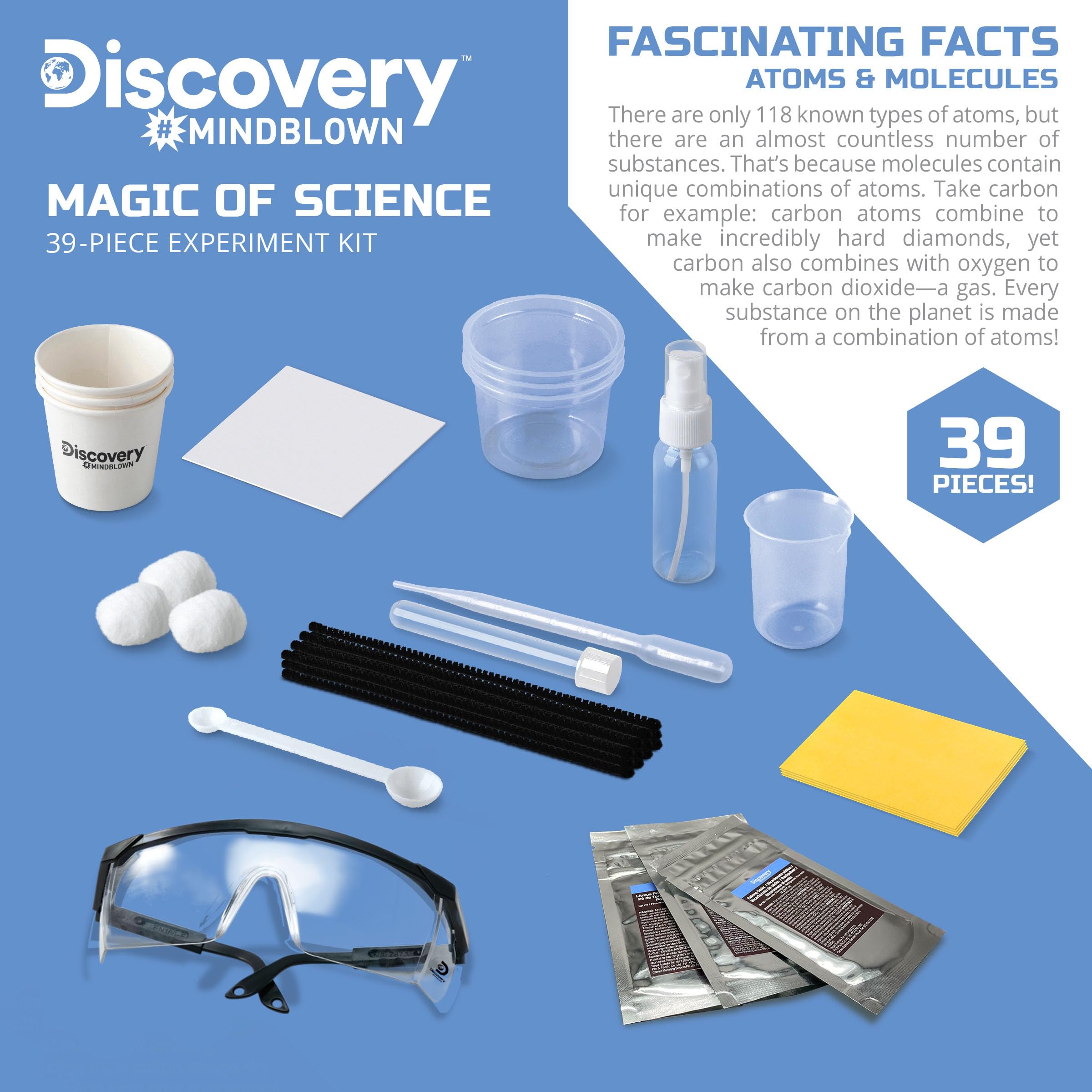 discovery mindblown - Experiment Kit Magic of Science Set - Science For Children - STEM Toys - Educational Toys - Kids Science - 7 Experiments Kit for Kids - Image 2