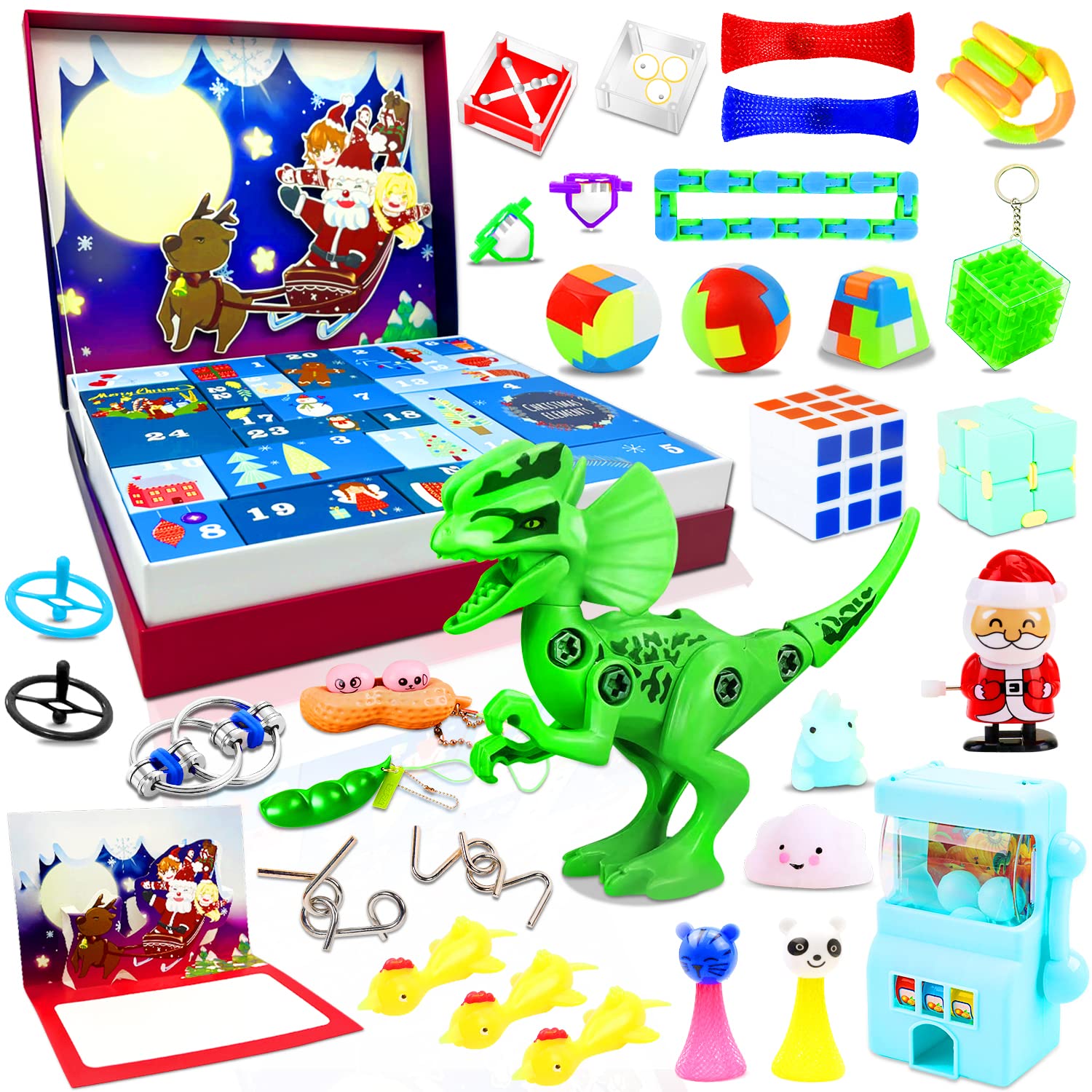 Amazon.com: Advent Calendar 2022 for Kids, Christmas Countdown Calendar, Brain Teaser Sensory Fidget Toys, 24 Days Surprise Xmas Gift Box, Countdown to Christmas for Kids Boys Girls Teens Adults : Home & Kitchen Amazon.com: Advent Calendar 2022 for Kids, Christmas Countdown Calendar, Brain Teaser Sensory Fidget Toys, 24 Days Surprise Xmas Gift Box, Countdown to Christmas for Kids Boys Girls Teens Adults : Home & Kitchen