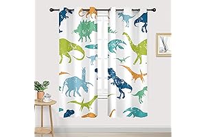 Cinbloo Boys Dinosaur Blockout Curtains: The Perfect Prehistoric Adventure for Bedtime