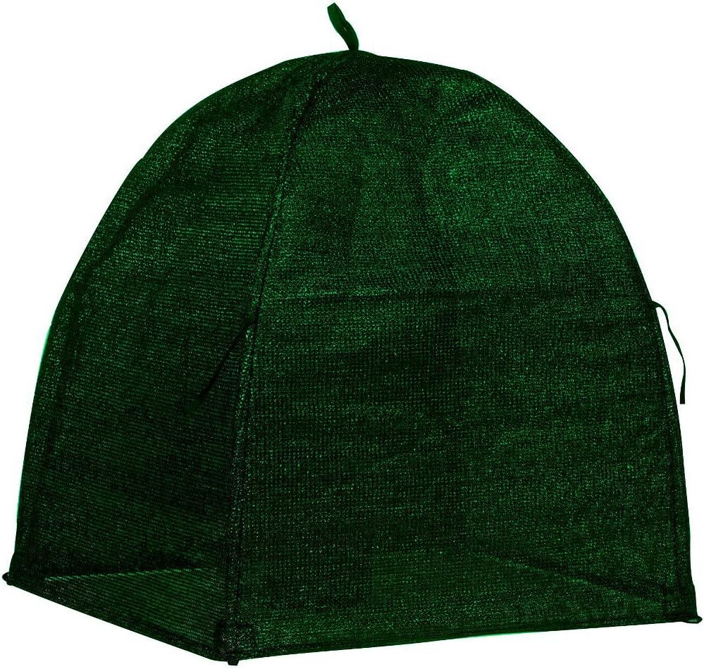 Products 20253 Winter Shrub Cover for Heavy Snow and Extreme Winter Protection, Heavy-Duty Synthetic Fiber Scrub and Plant Cover, 36" x 36" x 40", Hunter Green