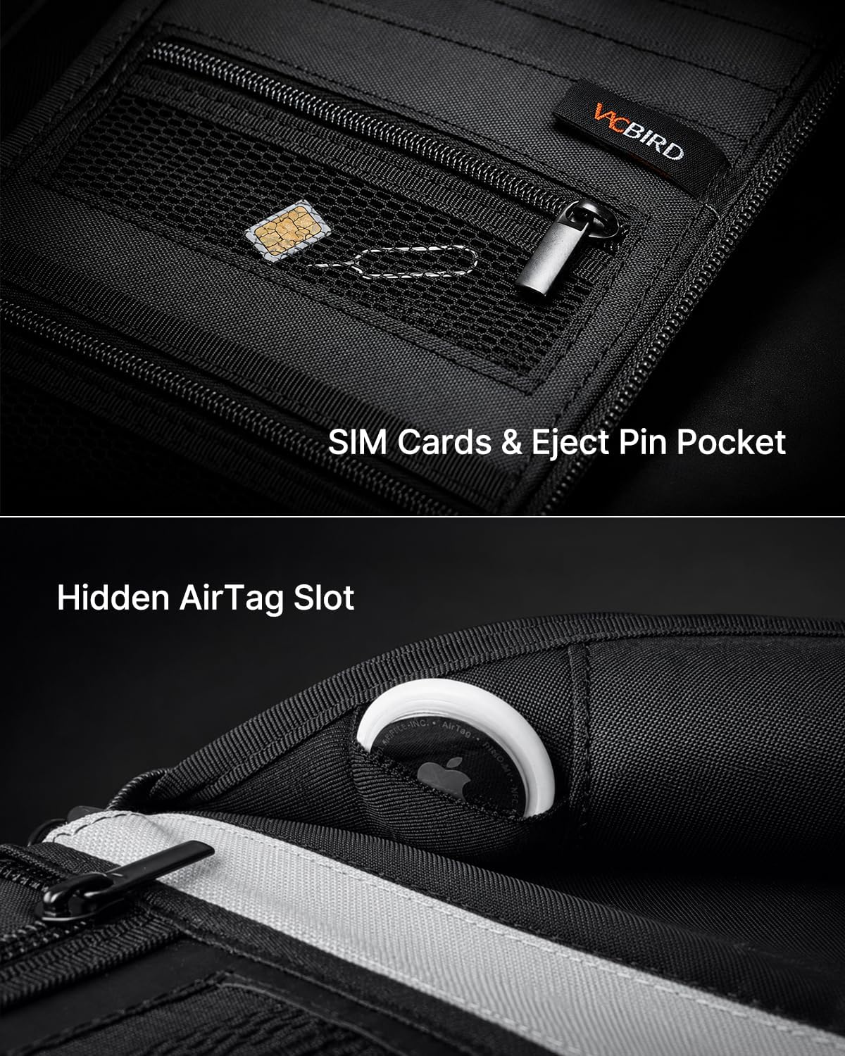 Vacbird Family Passport Holder, RFID Travel Wallet with Magnetic Pocket