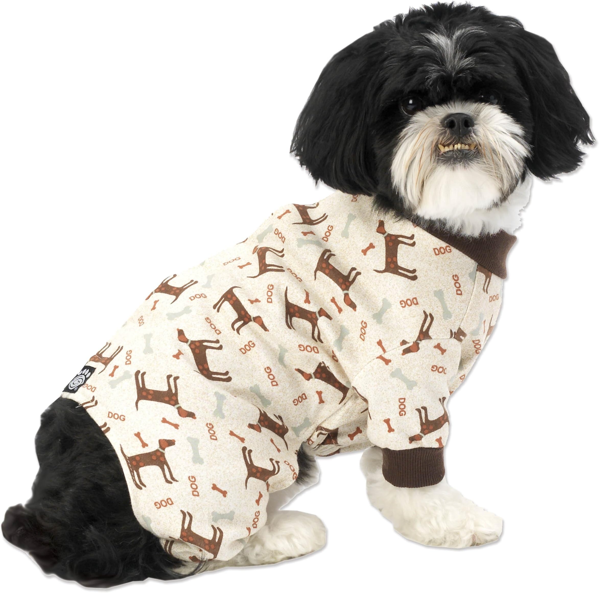 PetRageous Cuddle Up Pajamas for Pets, Medium