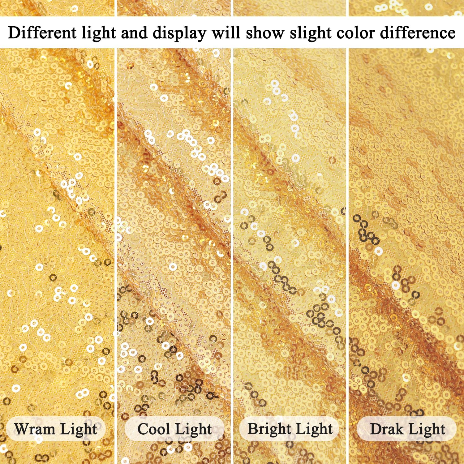 Glitter Wedding Aisle Runner Gold Carpet Runner 4ftx20ft Sequin Aisle Runner for Wedding Ceremony Glittery Walkway Runway Floor Runway Carpet Rug Walkway Rug Indoor for Party Celebration