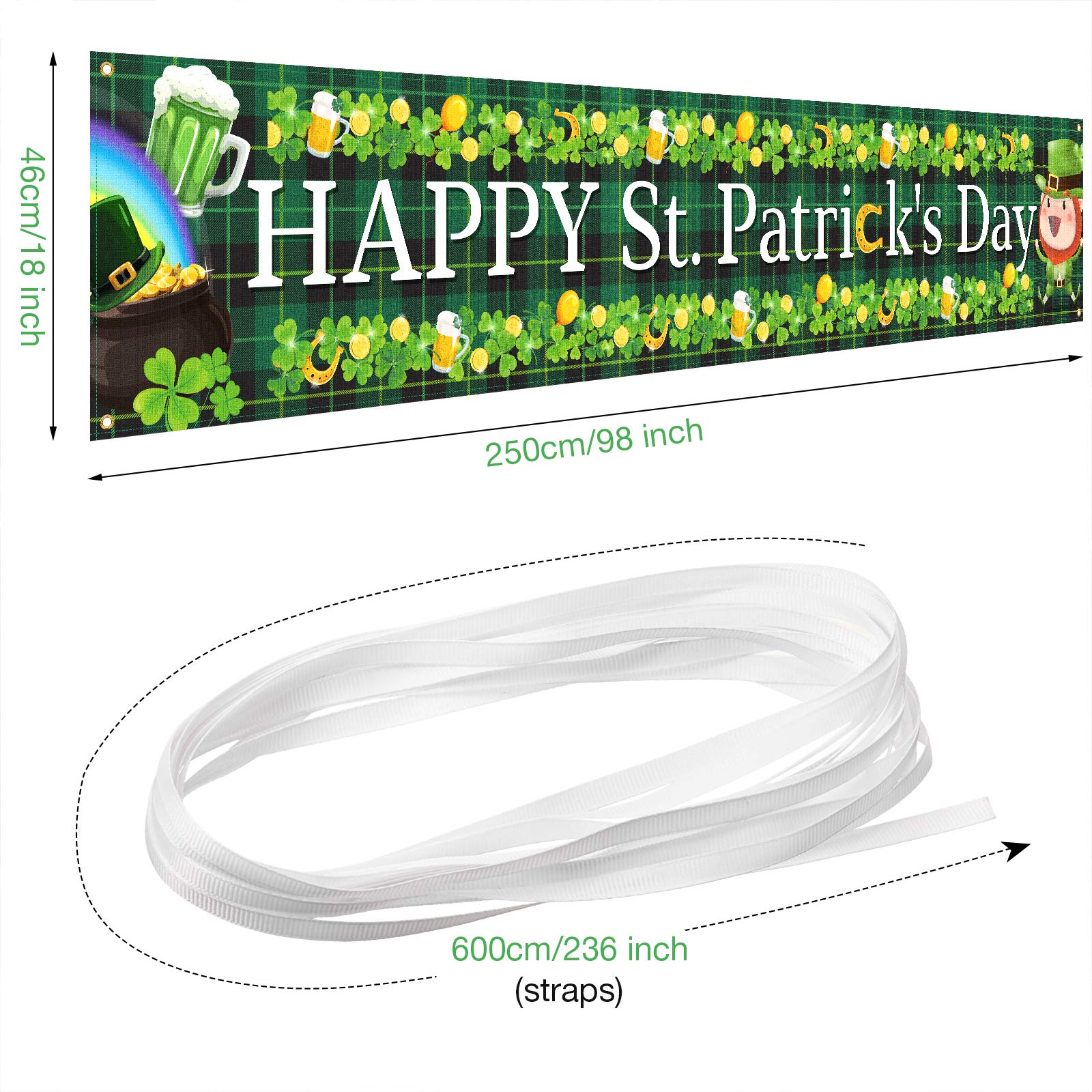 Decorazioni per San Patrizio - Striscione della fortuna