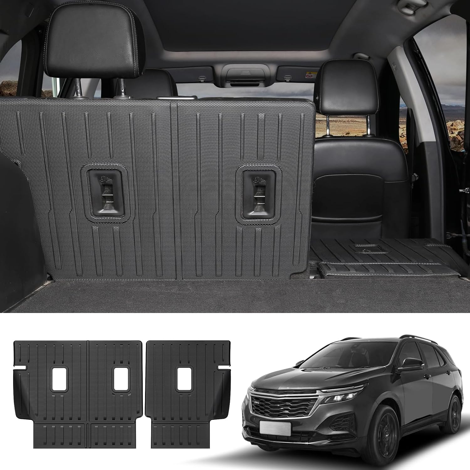CARESA Backrest Mats for Chevy Chevrolet Equinox/GMC Terrain