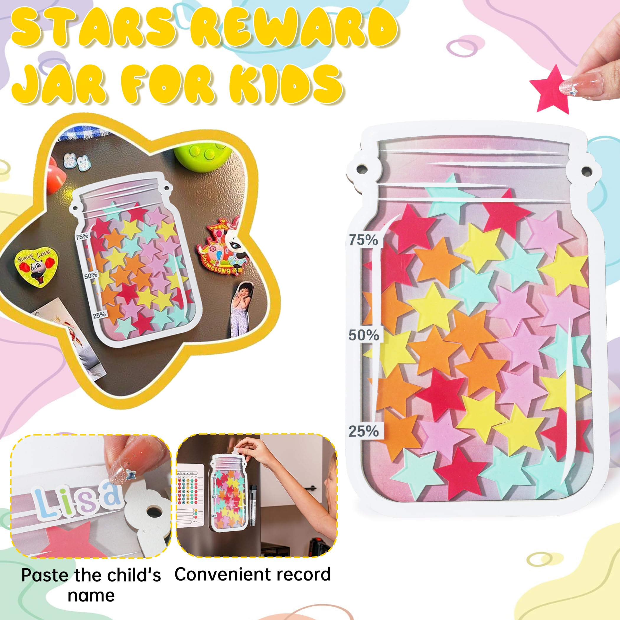 Potty Training Reward Personalized Reward Jar For Kids - Magnetic ...
