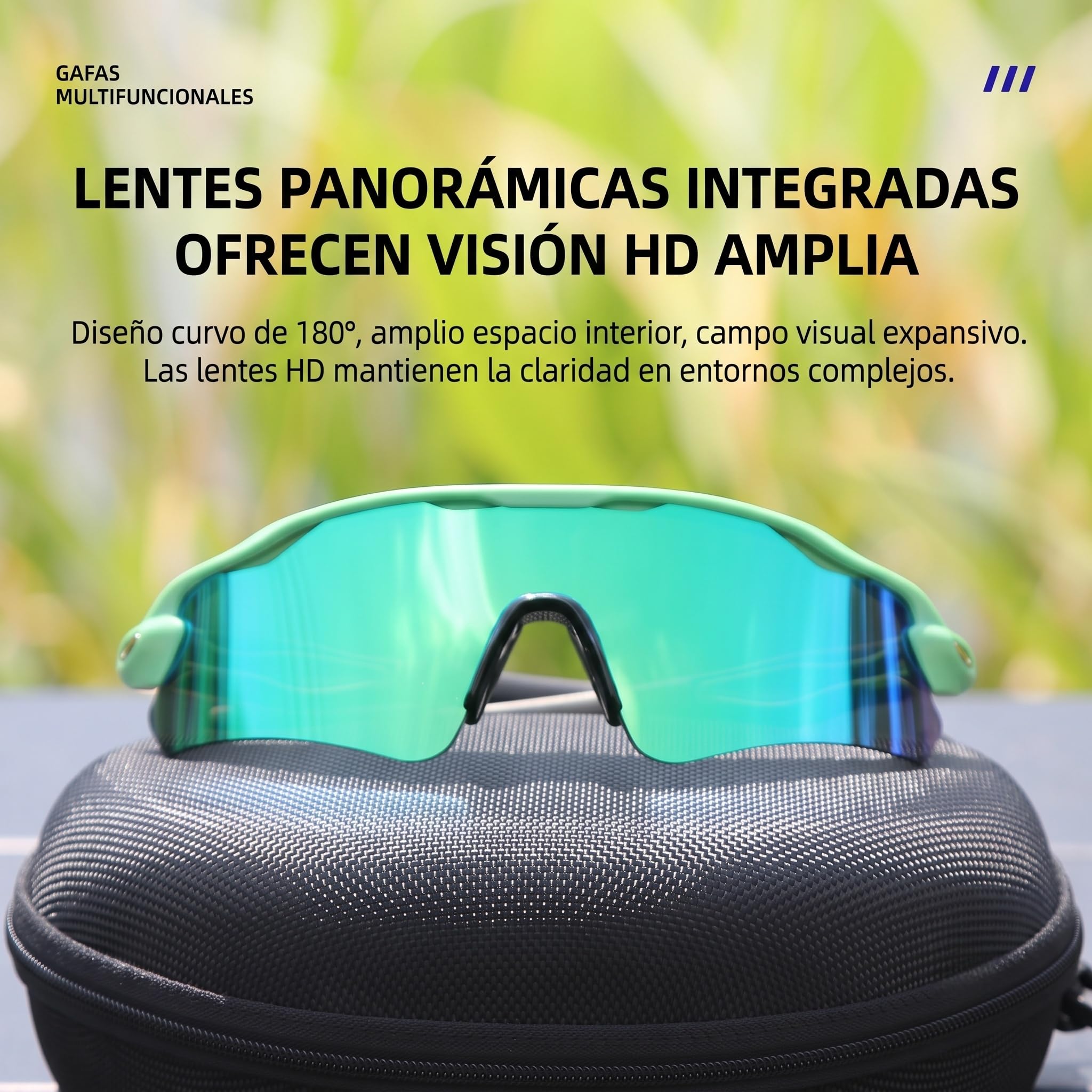 JPRO vision gafas running, 3 Pares Ciclismo Polarizadas UV400 TR90