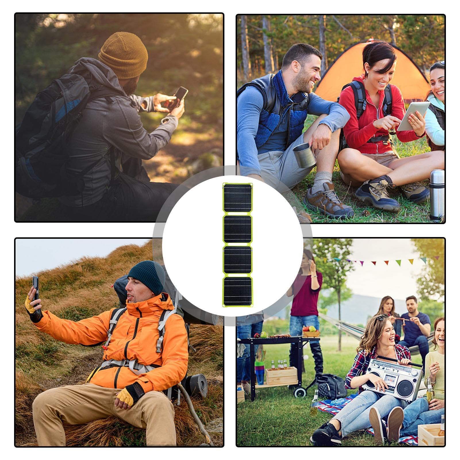 Kit de panneau solaire, panneau solaire pliable à charge