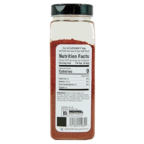Miniatura 2 de Cattlemen's Chili Lime Rub, 22.75 oz – Un recipiente de 22.75 onzas de chile y lima frotado hecho de sal marina, chile, ajo y jugo de lima, perfecto