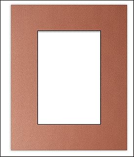 12x18 Mat Bevel Cut for 11x16 Photos - Acid Free Football Texture Precut Matboard - For Pictures, Photos, Framing - 4-ply Thickness