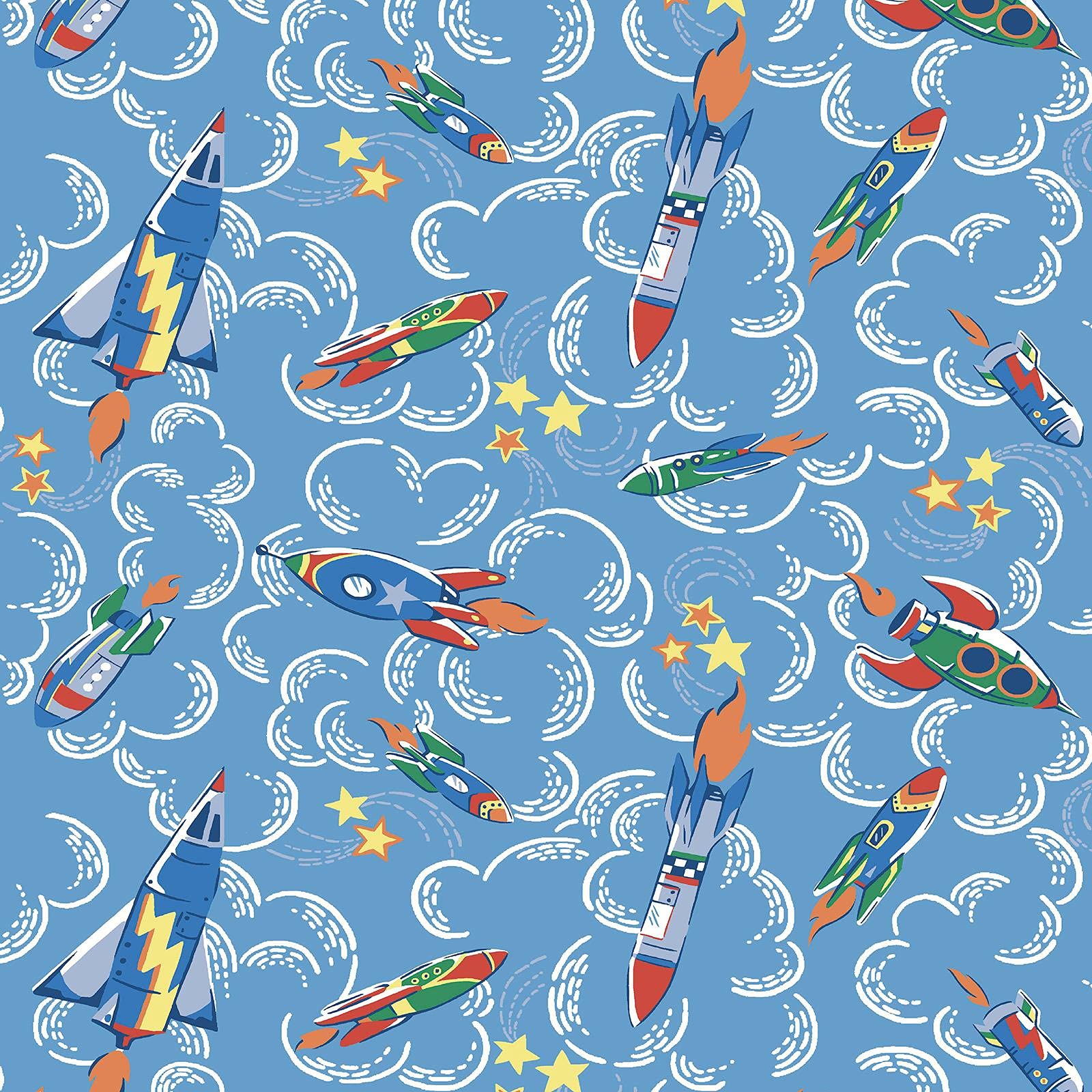 Cath Kidston Kids Rockets Wallpaper 182531