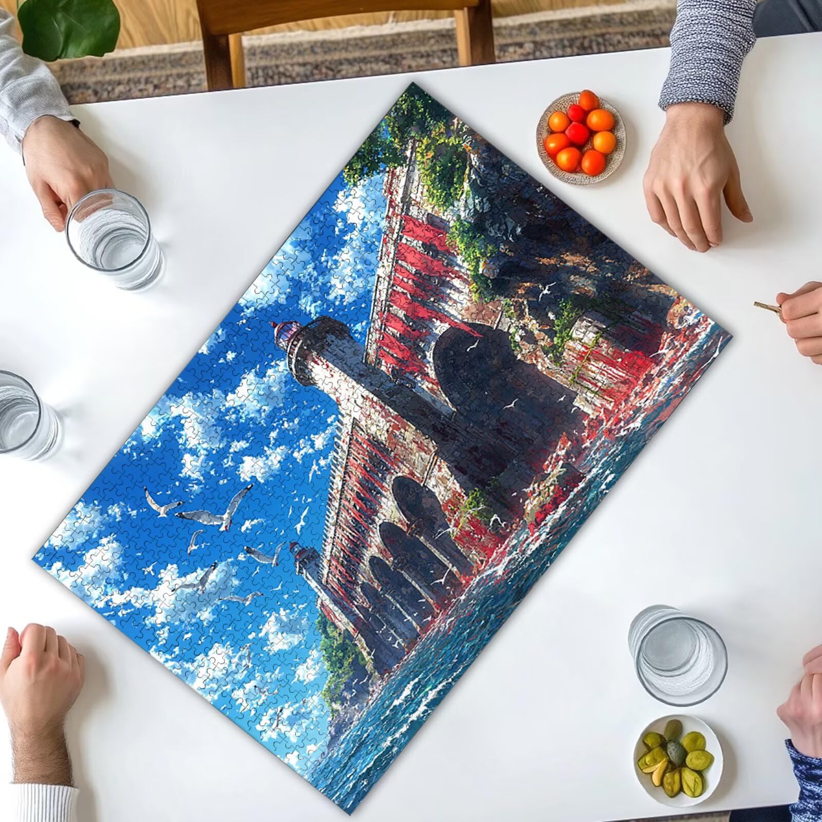4000 puzzli dla dorosłych, puzzle krajobrazowe dla dorosłych, 4000 sztuk, drewniane puzzle z kolorowym pudełkiem, rodzinne gry edukacyjne, prezenty dla kobiet, wystrój domu, motyw: (Ptak), -3722
