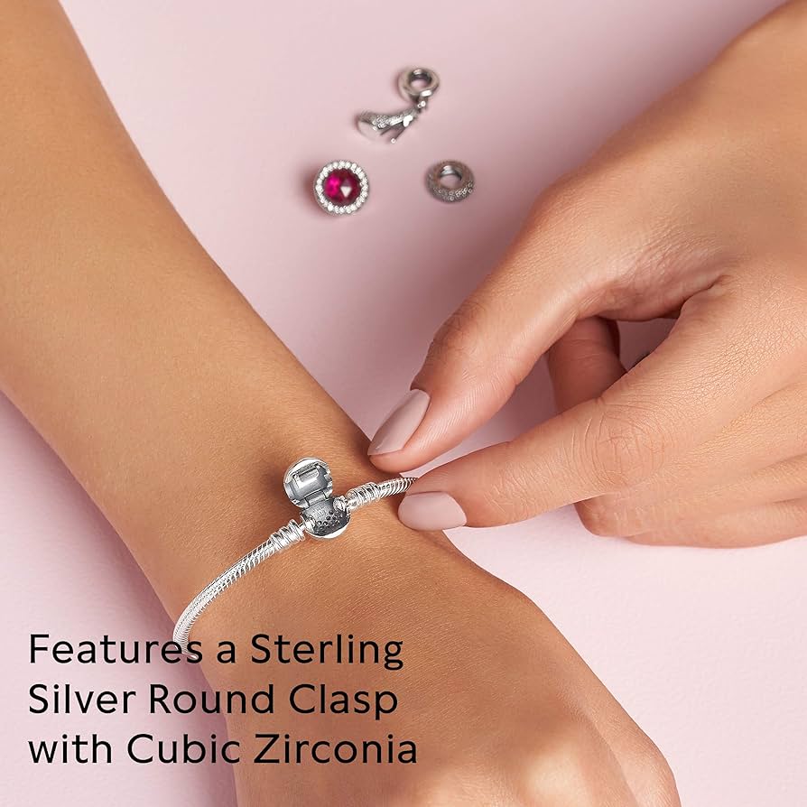 PANDORA ブレスレット Amazon.co.jp: Pandora 輝くハートのブレスレット クリアキュービック