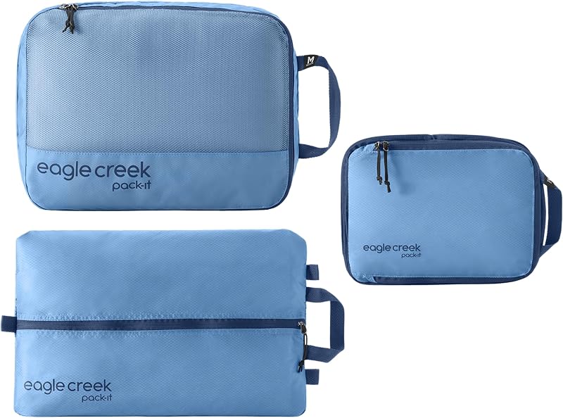 Pack-It Essentials Set, 3 Piece Set, Blue Dawn