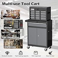Vista 6 de Tool Chest 7-Drawer 40'' H Rolling Tool Chest with Wheels Detachable Top Metal Tool Box Garage Storage Cabinet for Repair Room,Warehouse