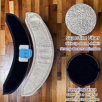 Vista 3 de Almohadilla de fregona compatible con iRobot Roomba Combo J7/J7+Almohadilla de microfibra para trapear, almohadillas de repuesto de limpieza