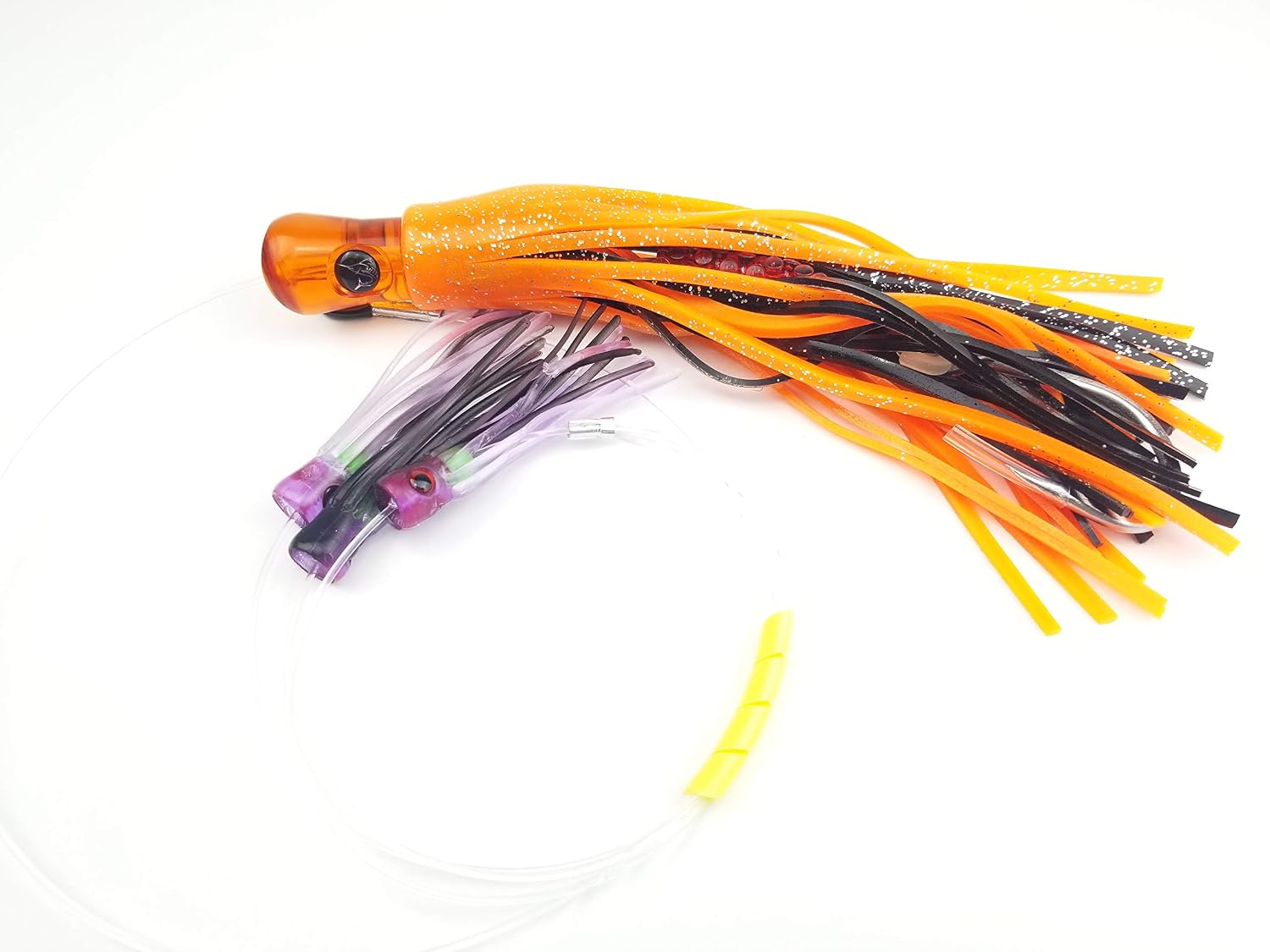Lobo Lures Skipjack Huybrid & Squidnation Slammer Purple and Orange Crush Tuna Slayer Daisy Chain USA Made