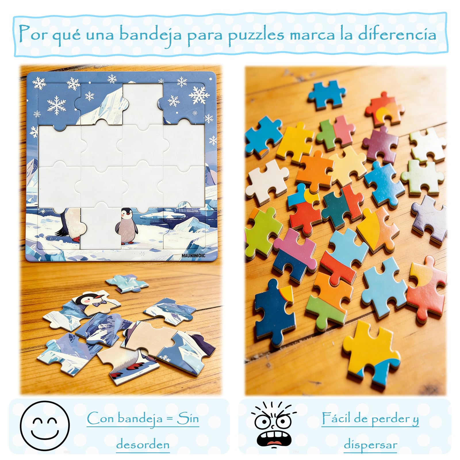Puzzles para Niños, Pack de 24 Puzzles 16 Piezas con Base, Puzzle Animal Envuelto Individualmente Juguete Educativo para Regalos Fiesta Cumpleaños Premios Clase