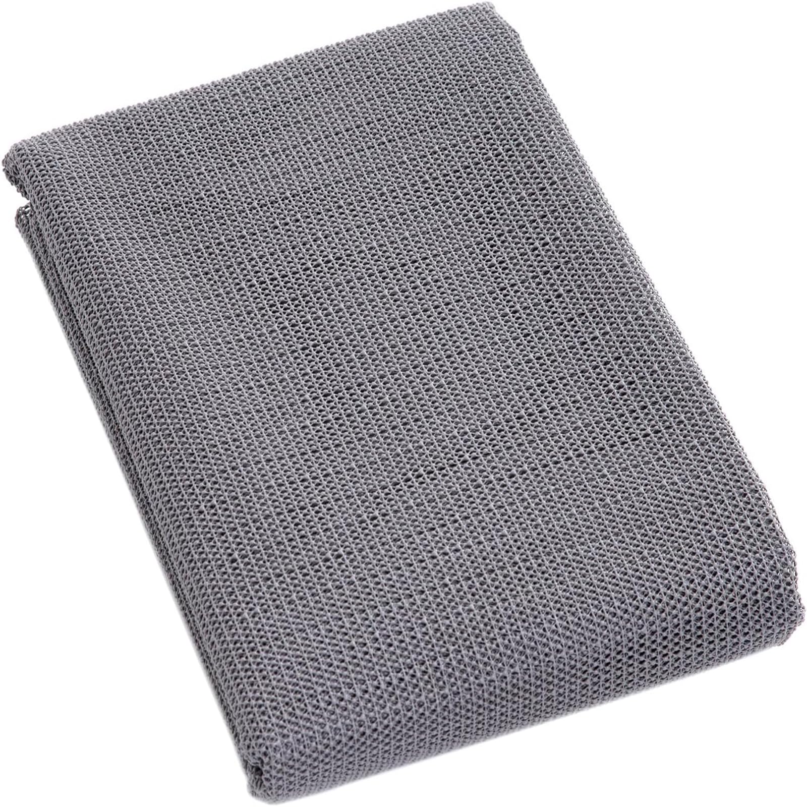 Anti Rutsch Teppichunterlage 200 x 230 cm Waschbare Und Wiederverwendbare, Universal Teppichunterlage/Teppich Antirutschmatte Universell Einsetzbar für Alle Böden, Grau