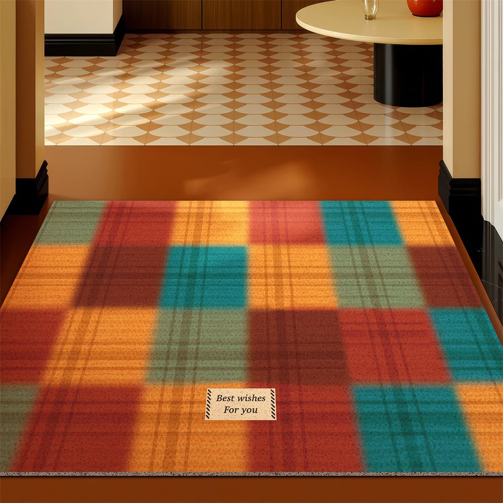 Tapis intérieur attrape-poussière antidérapant Odot pour couloir et entrée