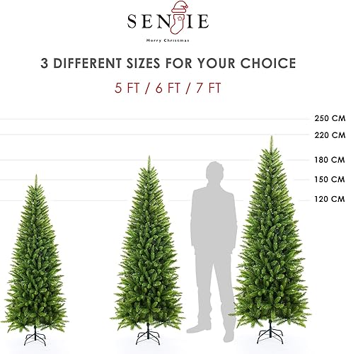 Miniatura 2 de Árbol de Navidad artificial, árbol clásico de abeto de Kingswood de 567 pies (7.5 pies)