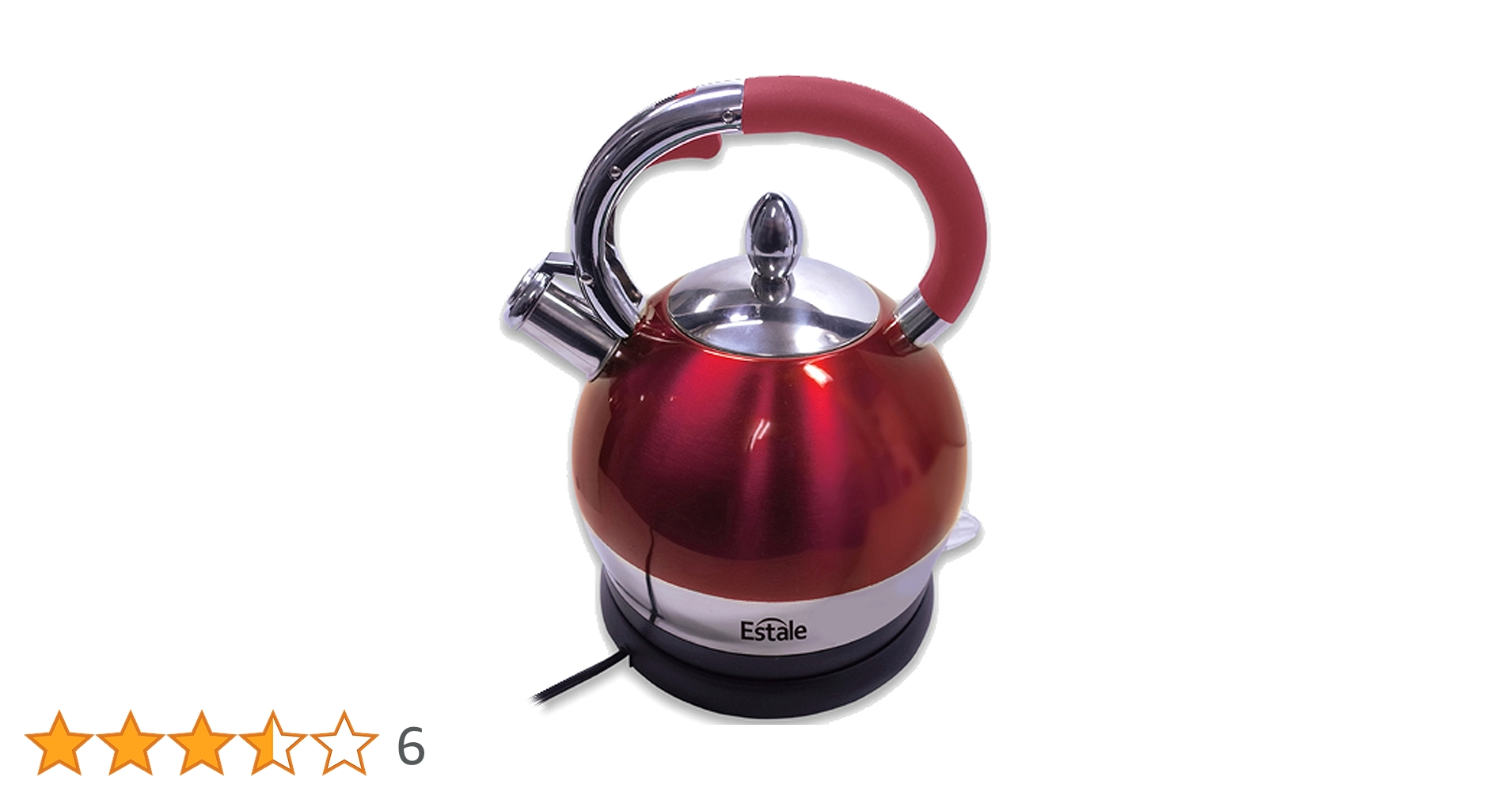 Estale やかん スタイルが おしゃれ ワンタッチ ステンレス 電気ケトル 2リットル (脱着可能なコードレスタイプ) MEK-26 dwos6rj Amazon | Estale やかん スタイルが おしゃれ ワンタッチ