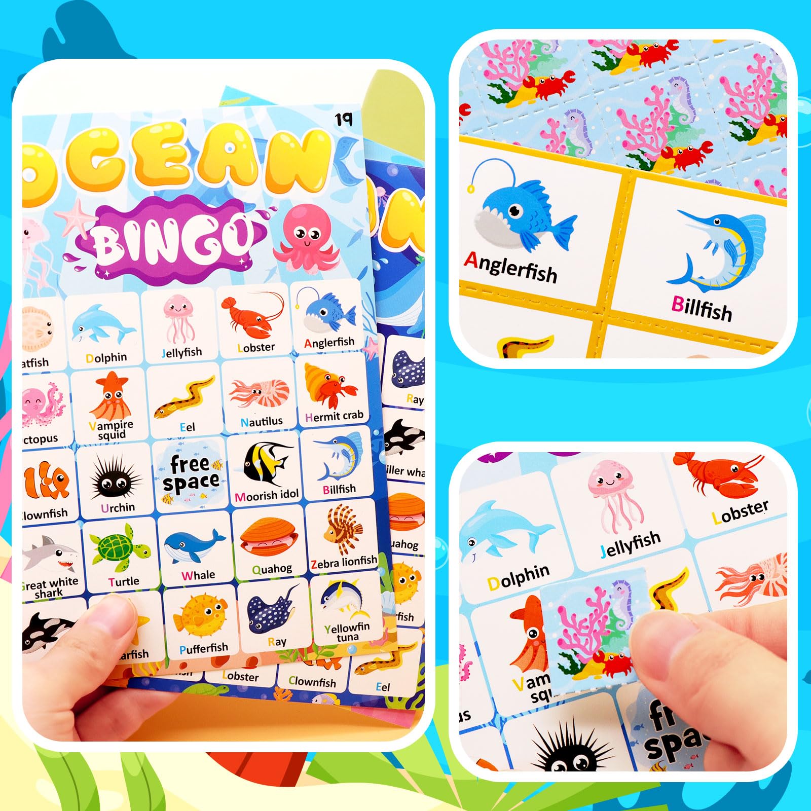 Funnlot Halloween Bingo Game For 24 Players Party Games Kids