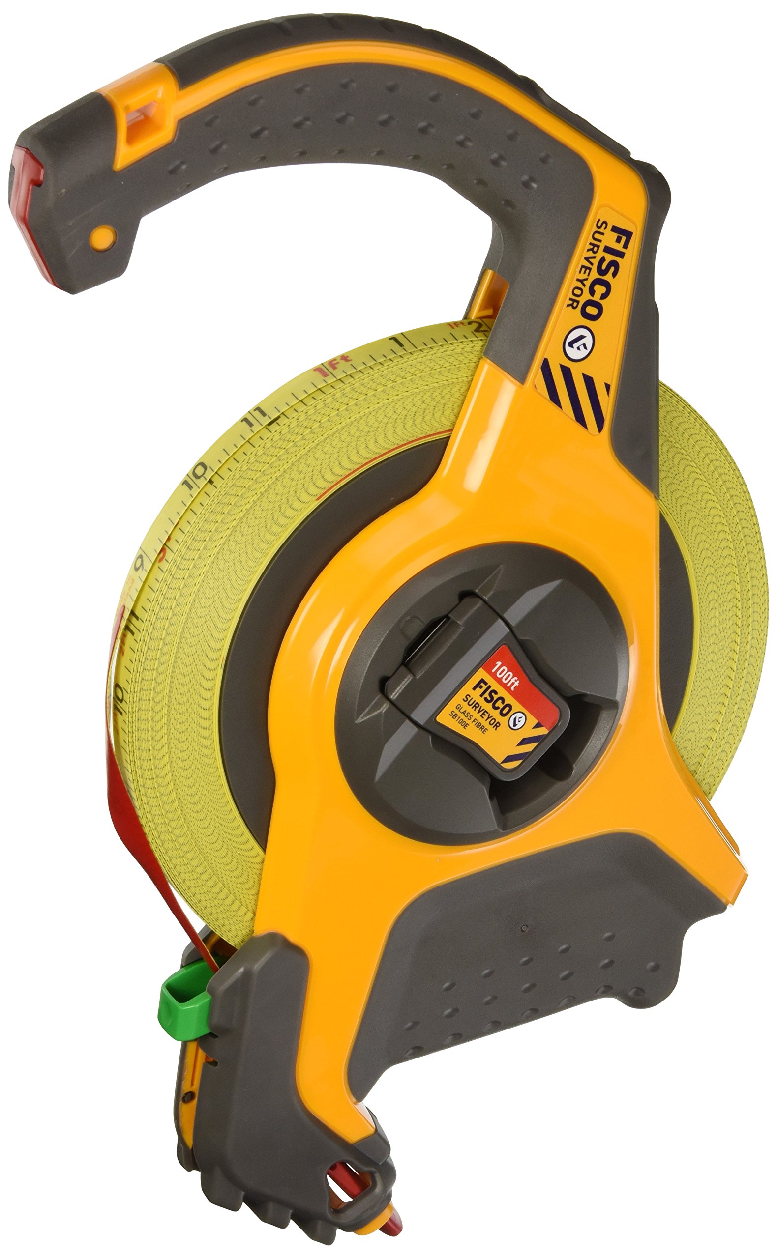 FiscoTools SBE100E Engineer-Feets Fiberglass Long Tape, 1/2-Inch by 100-Feet