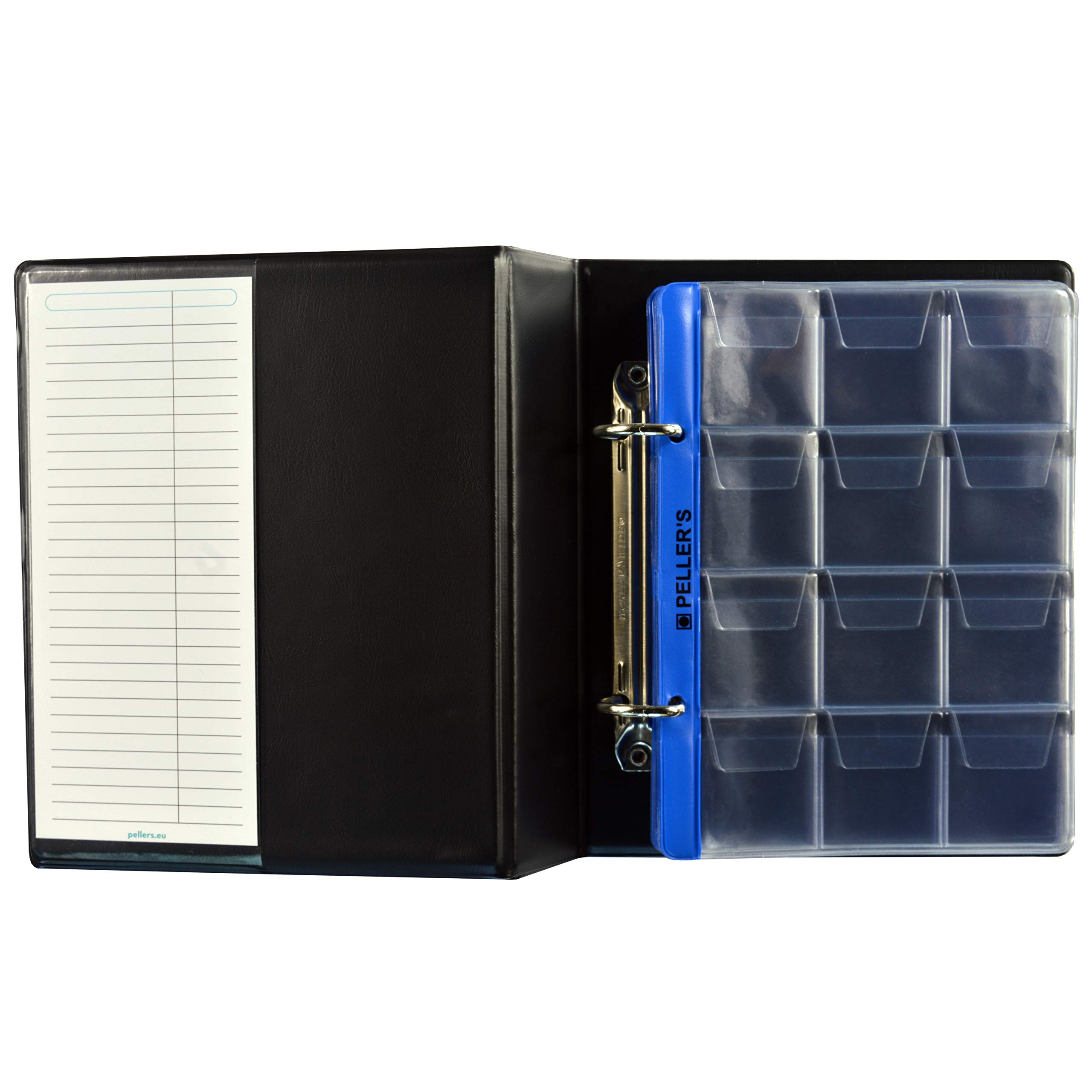 Album for 240 coins. 20 sheets each with 12 pockets: 35 mm x 35 mm. Ideal for Euro and other coins up to 28 mm in diameter - Image 2