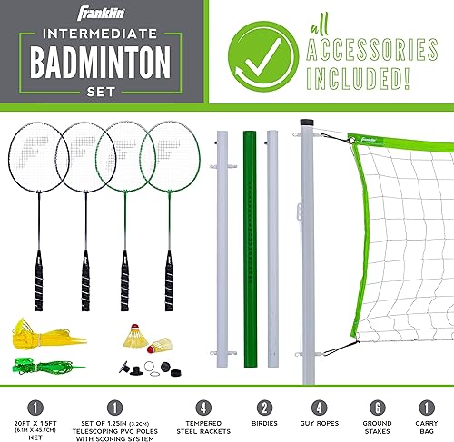 Miniatura 3 de Juego de bádminton Franklin Sports, talla única