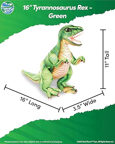 Miniatura 2 de Peluche T Rex de 22.5 pulgadas, juguetes de peluche realistas de dinosaurio, lindo peluche de dinosaurio, animal de peluche de dinosaurio de